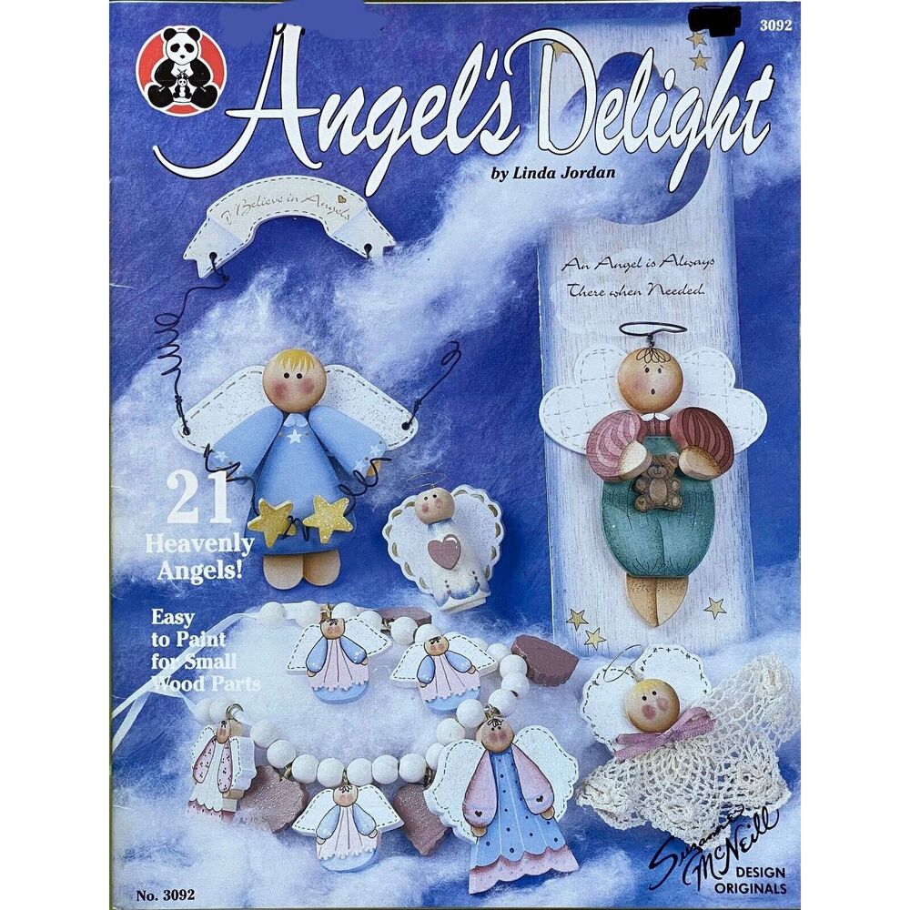 Angel's Delight 21 Heavenly Angels #3092 Painting Craft Book Linda Jordan 1995